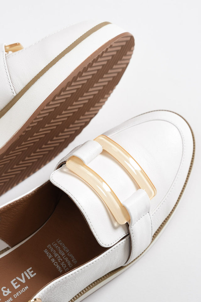 Quavo White Leather Slingback Loafer image 3