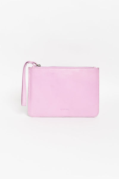 Queens Blush Leather Clutch