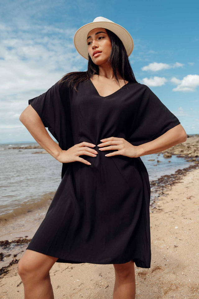 Quinn Black Kaftan