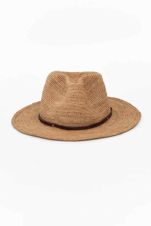 Ramse Tan Raffia Fedora image 2