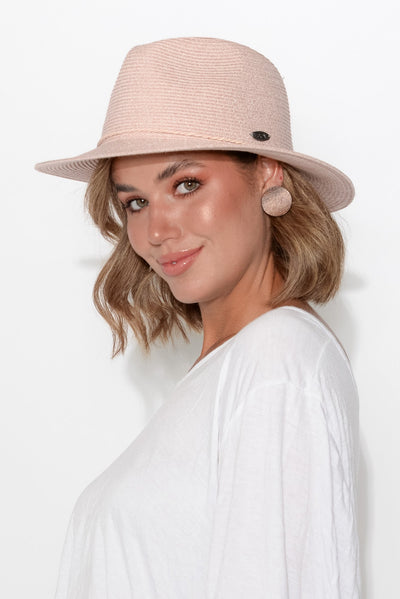 Rani Blush Travel Fedora