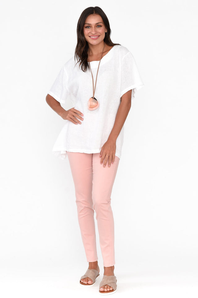 Reed Pink Stretch Cotton Pants image 7