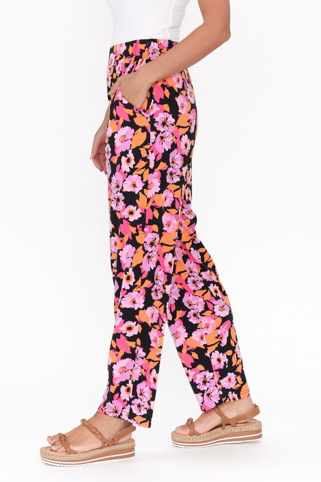 Rosella Pink Bloom Bamboo Pants image 3