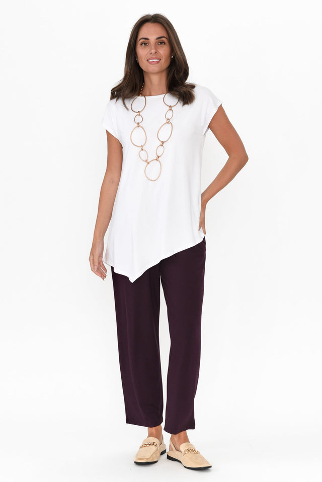 Rosella Plum Bamboo Pants