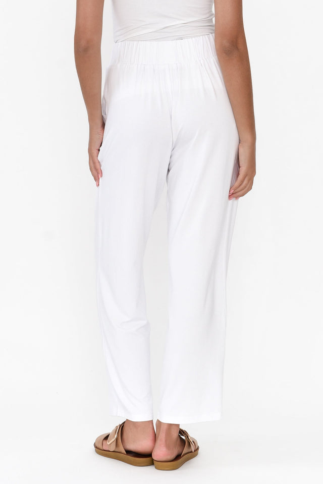 Rosella White Bamboo Pants image 6