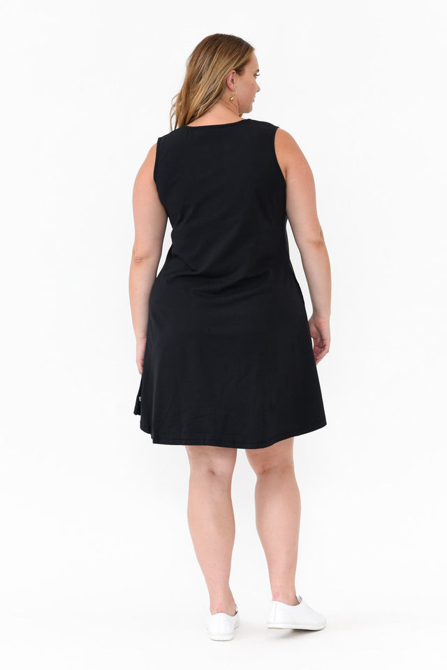 Roxanne Black Swing Dress