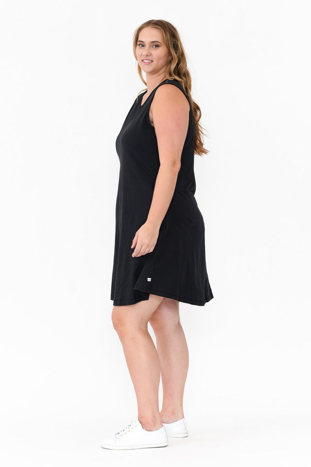 Roxanne Black Swing Dress