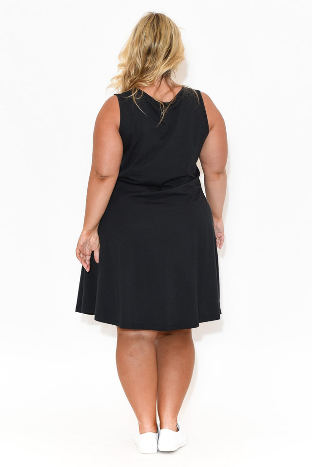 Roxanne Black Swing Dress