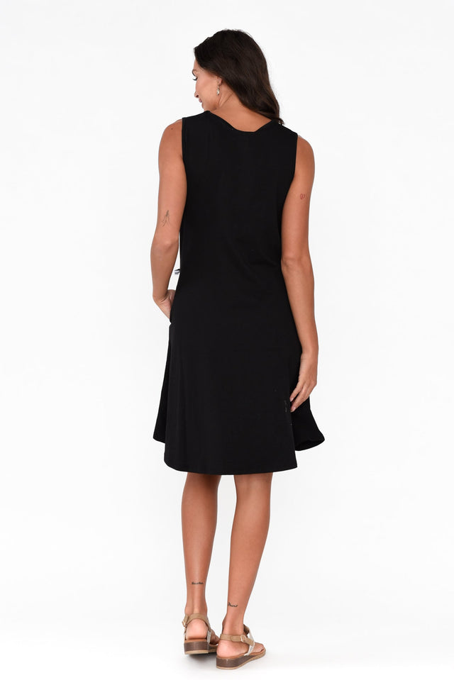 Roxanne Black Swing Dress image 4