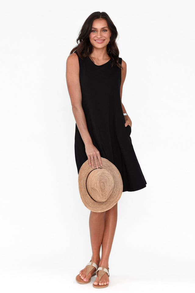 Roxanne Black Swing Dress image 1