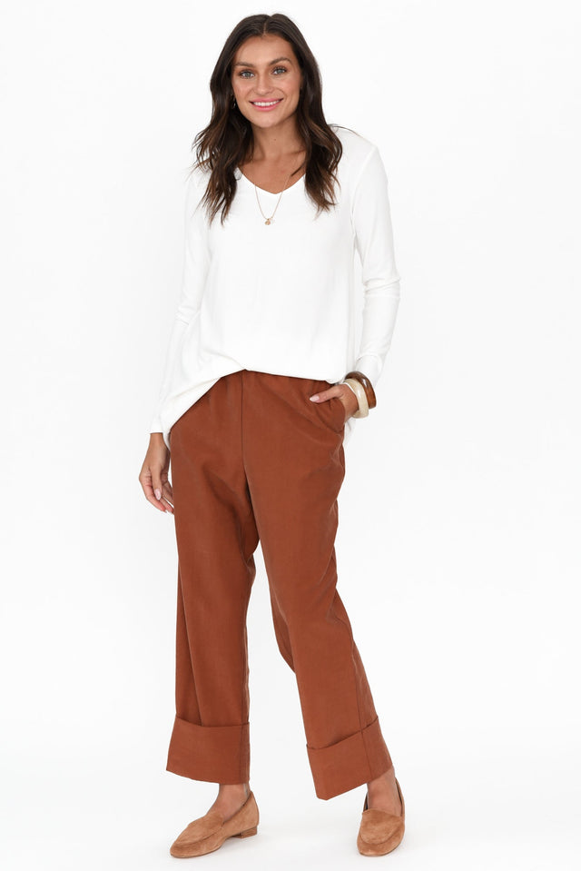 Seria Rust Cuff Pants image 7