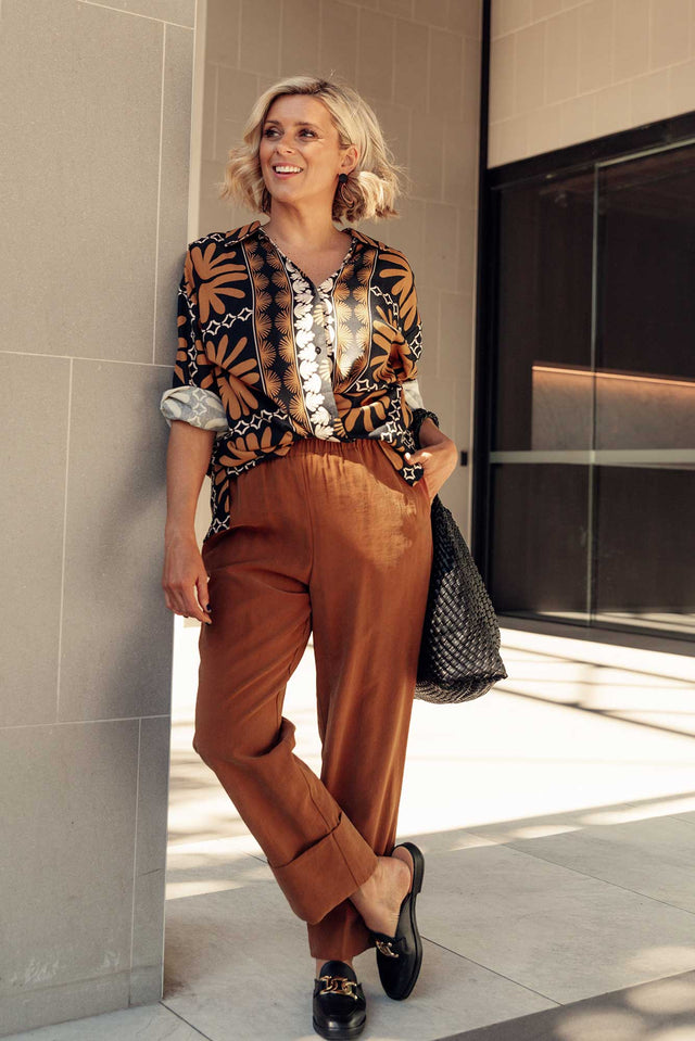 Seria Rust Cuff Pants image 1