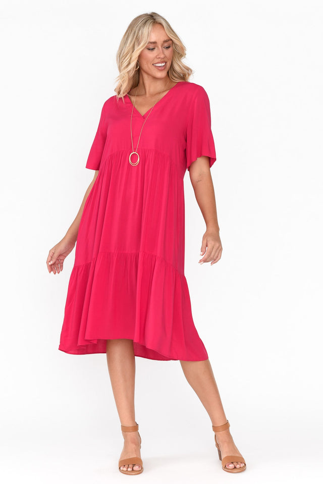 Sonnet Pink Tiered Dress image 3