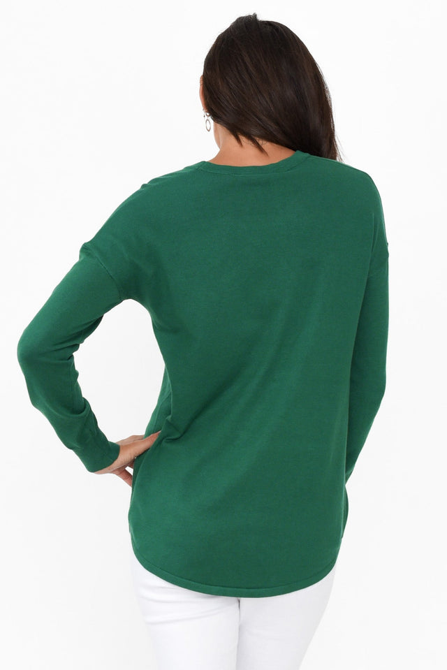 Sophie Emerald Knit Sweater image 6