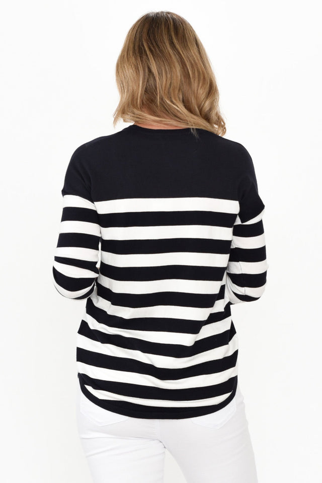 Sophie Nautical Stripe Knit Sweater image 5