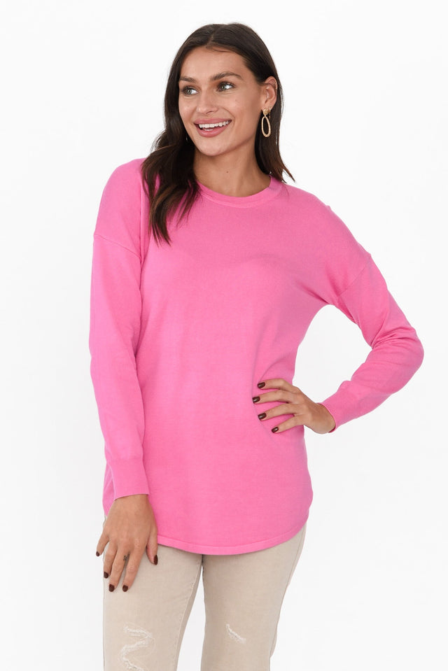 Sophie Pink Knit Sweater image 1