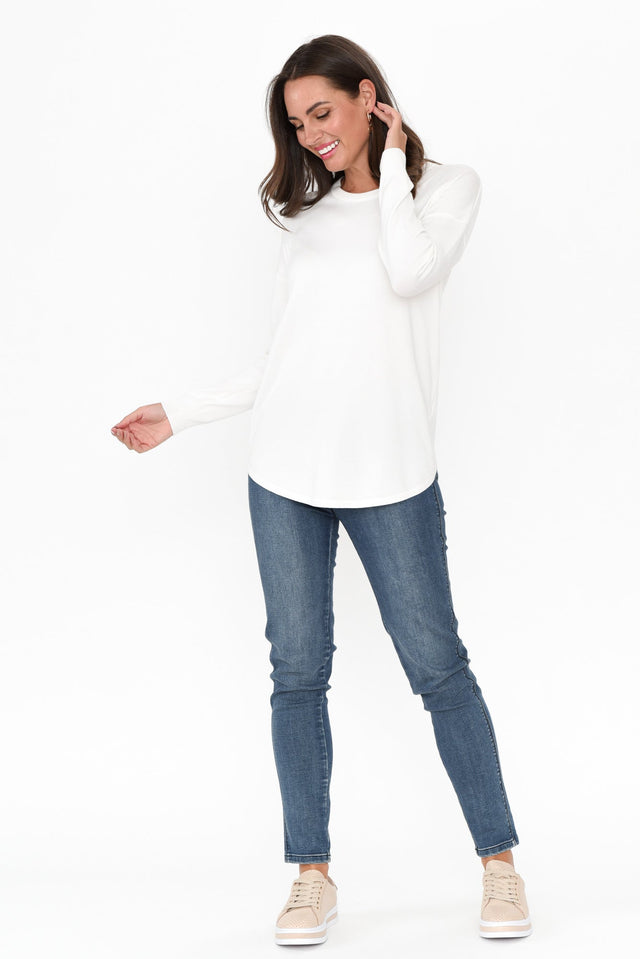 Sophie White Knit Sweater image 6