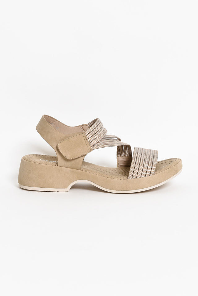 Spiros Taupe Crossover Sandal image 7