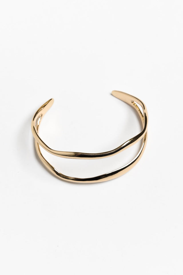 Suzette Gold Wavy Cuff image 1