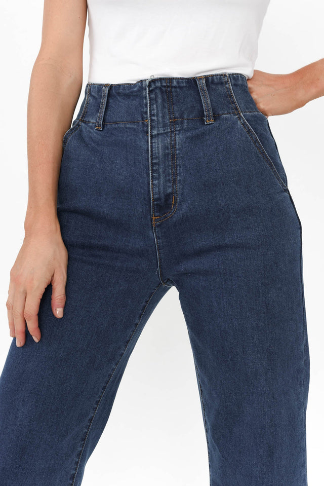 Tamika Blue Denim Stretch Jeans image 7