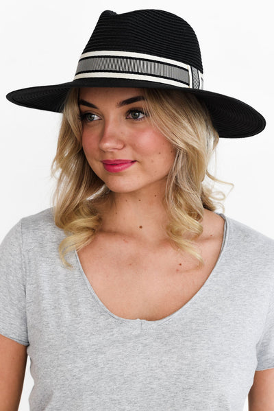 Toorak Charcoal Flexibraid Fedora