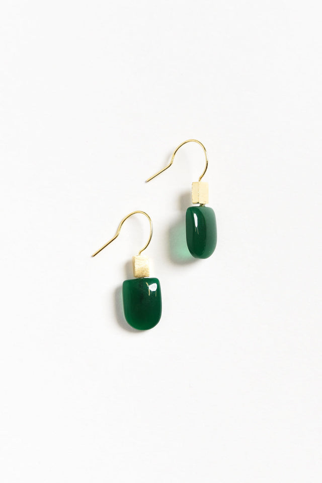 Toria Green Stone Earrings