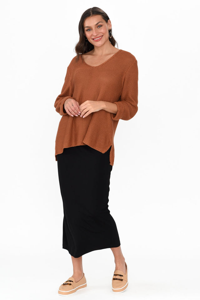 Toulouse Camel Cotton Sweater image 8