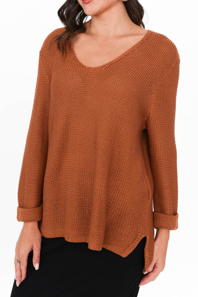 Toulouse Camel Cotton Sweater
