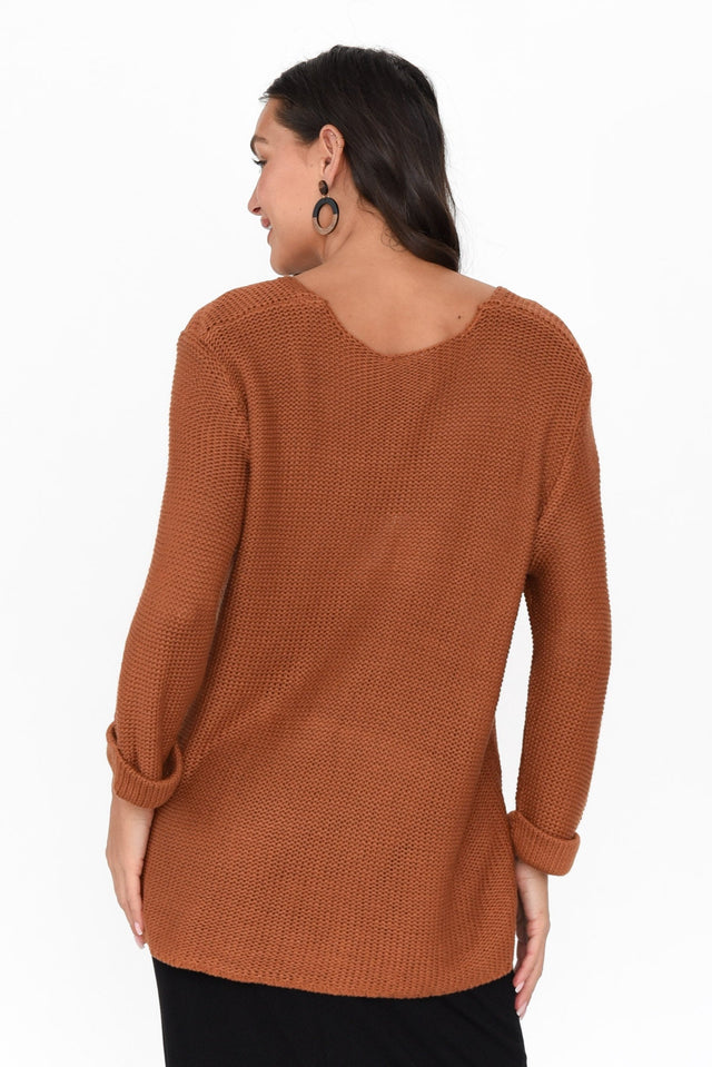 Toulouse Camel Cotton Sweater image 6
