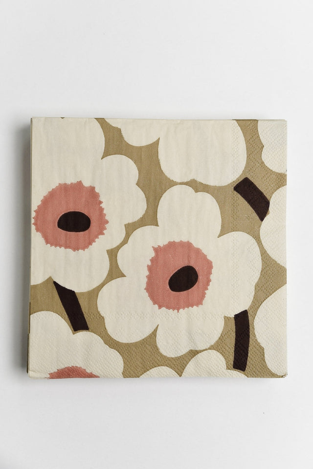 Unikko Cream Flower Napkins image 2