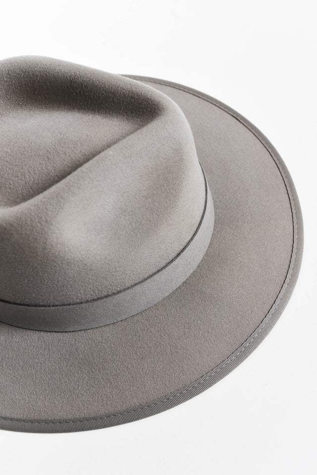 Vail Grey Wool Fedora