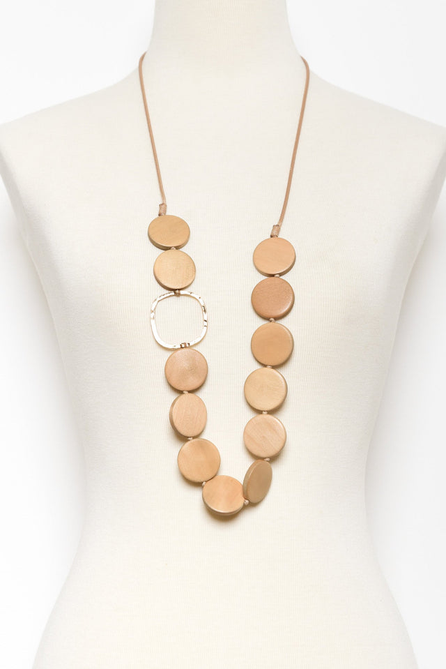 Vani Wooden Bead Necklace image 1