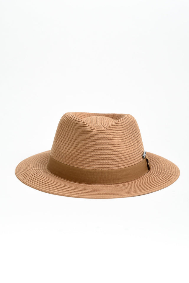 Voyager Caramel Travel Fedora