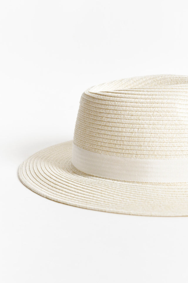 Voyager Ivory Travel Fedora