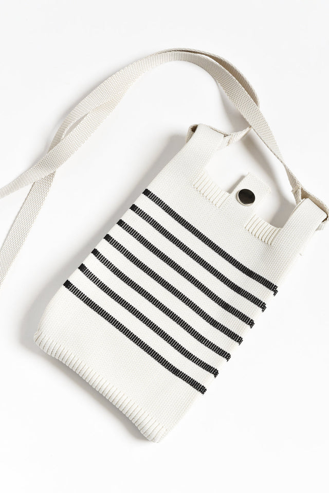 Waverly Black Stripe Phone Bag