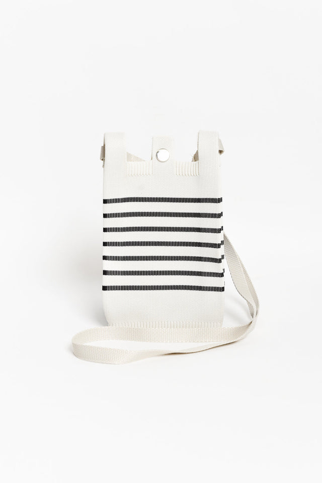 Waverly Black Stripe Phone Bag