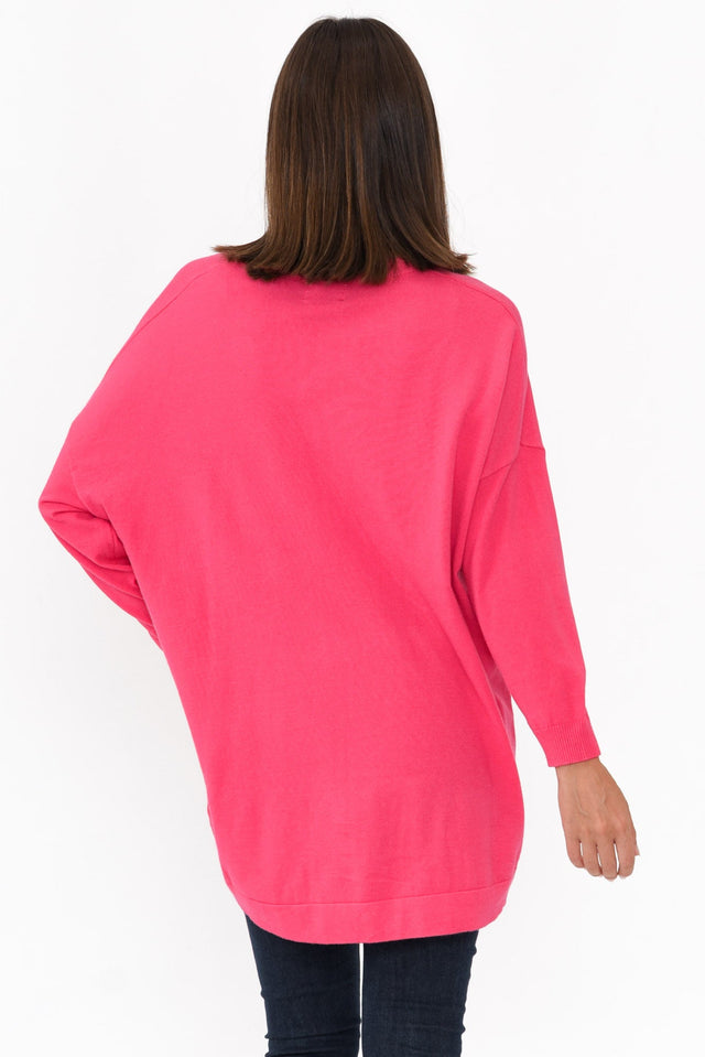 Wells Pink Spot Knit Sweater