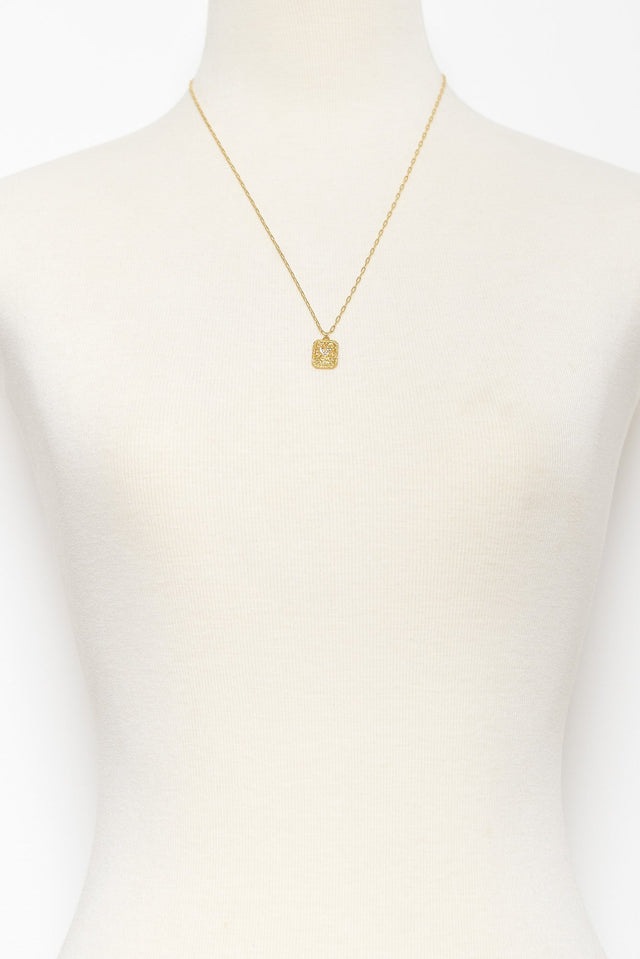 Wrenley Gold Heart Necklace