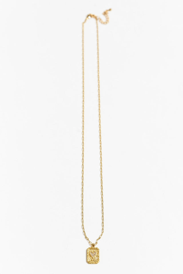 Wrenley Gold Heart Necklace