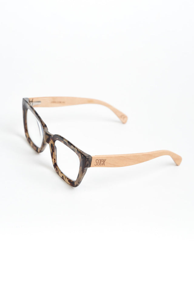 Zahra Tortoiseshell Wooden Reading Glasses