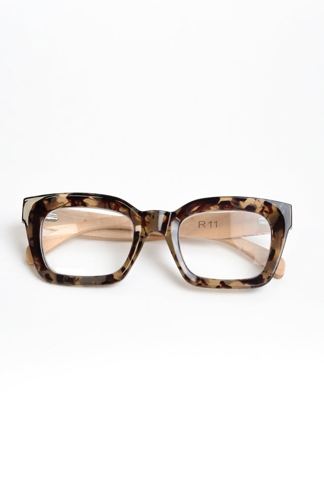 Zahra Tortoiseshell Wooden Reading Glasses