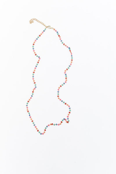 Ziva Multi Festive Beaded Necklace