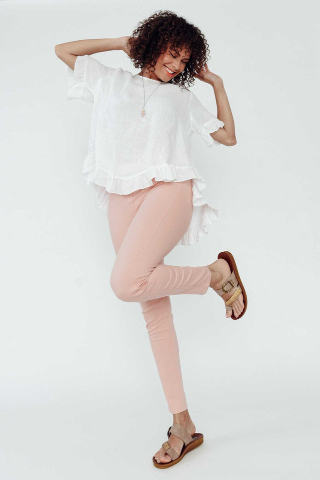 Reed Pink Stretch Cotton Pants image 3