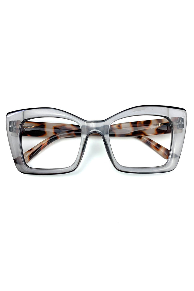 Cleo Grey Tortoiseshell Reading Glasses image 1