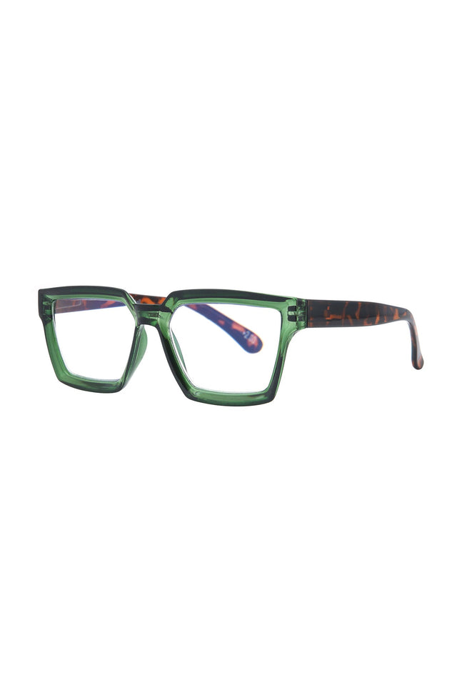 Remi Green Tortoiseshell Reading Glasses